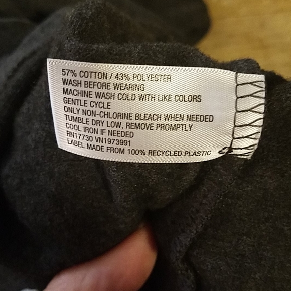 Colsie Women's Gray Butter French Terry Cropped Hooded Sweatshirt Size 3X - Picture 4 of 5